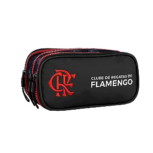 Estojo Triplo Escolar Flamengo
