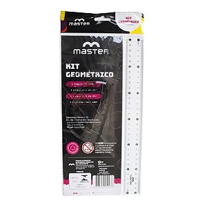 Conjunto para desenho escolar Master