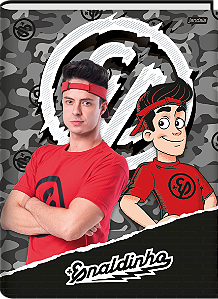 CADERNO BROCHURA CAPA DURA UNIVERSITÁRIO 80 FOLHAS – ENALDINHO - Sortidos