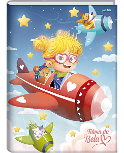 CADERNO BROCHURA CAPA DURA UNIVERSITÁRIO 80 FOLHAS – TURMA DA BELA - Sortidos