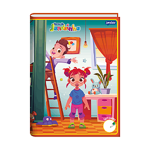 CADERNO BROCHURA CAPA DURA SEM PAUTA UNIVERSITÁRIO 80 FOLHAS – TURMA DO JANDAINHA -