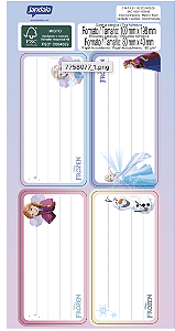 ETIQUETA ESCOLAR ADESIVA – FROZEN