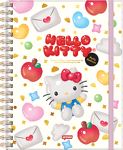 CADERNO NEO UNIVERSITÁRIO 1 MATÉRIA 80 folhas – HELLO KITTY