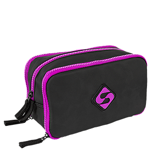 Estojo Especial 3 Compartimentos Hydroblock - Preto E Roxo