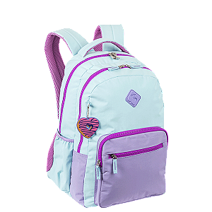Mochila Grande 2 Compartimentos Sestini College Crinkle 4 - Blueberry