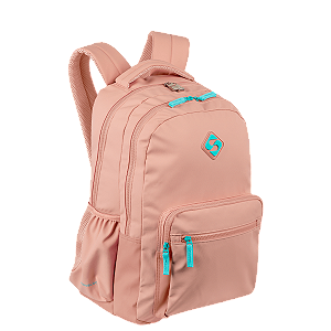 Mochila 2 Compartimentos Sestini College Hydroblock - Peach Candy