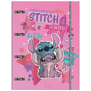 Caderno Argolado Com Lombo Stitch