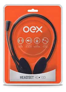 Fone De Ouvido Call Center Hs100 Preto OEX