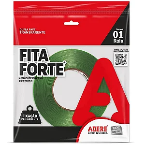 Fita Dupla Face Adesiva EXTRA Forte 12MM X 20M XT080 Adere