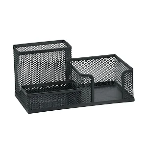 Organizador Aramado 3 compartimentos preto - BRW