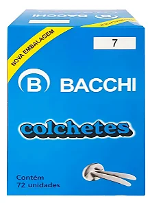 Colchete N 7 Bacchi C/ 72 Unidades