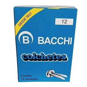 Colchete N 12 Bacchi C/ 72 Unidades