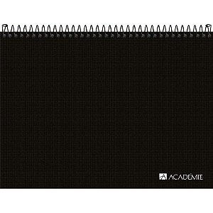 Caderno Sketchbook Espiral Capa Dura A4 Académie 150 G 50 Folhas
