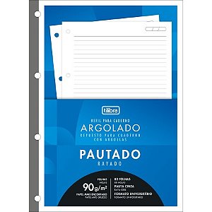 Refil Tiliflex para Caderno Argolado Universitário 80 Folhas 90 Gramas