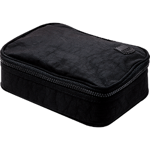 ESTOJO 100 PENS NYLON 1 ZIPER PRETO - BRW