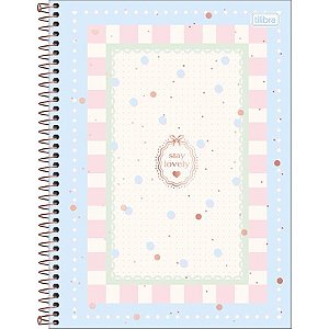 Caderno Espiral Capa Dura Universitário 15 Matérias Soho 240 Folhas