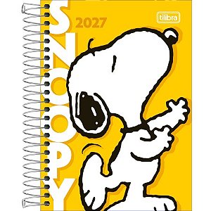 Agenda Espiral Diária 12,9 x 18,7 cm Snoopy 2027