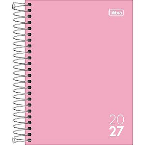 Agenda Espiral Diária 11,7 x 16,4 cm Zip Colors 2027
