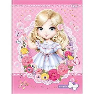 CADERNO DE CALIGRAFIA BROCHURA CAPA DURA JOLIE 40 FOLHAS