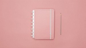 Caderno Inteligente Rosé Pastel