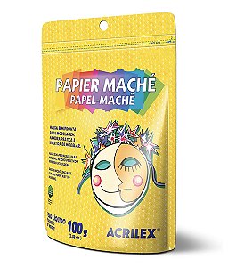 Papel Machê 100g Acrilex