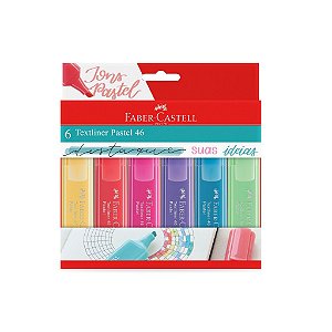 Marca Texto Pastel 46 C/6 - Faber-Castell