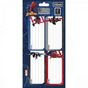 ETIQUETA ESCOLAR ADESIVA SPIDER-MAN