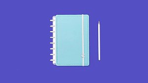 Caderno Inteligente Azul Celeste