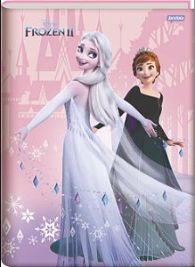 CADERNO BROCHURA CAPA DURA UNIVERSITÁRIO FROZEN 80 FOLHAS