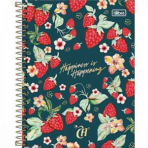 CADERNO ESPIRAL CAPA DURA COLEGIAL 10 MATÉRIAS CAPRICHO 160 FOLHAS