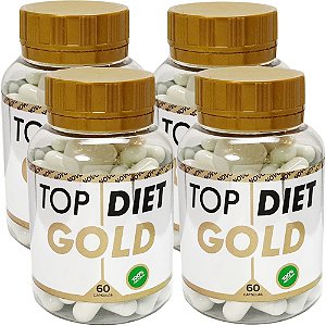Top Diet Gold 60 cáps - Kit 4 unidades