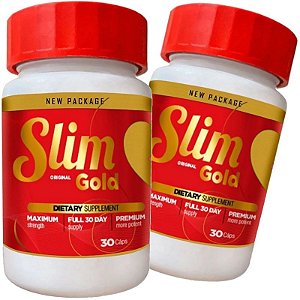 Slim Gold 30 cáps - Kit com 2 unidades