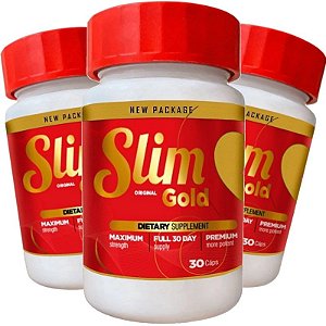 Slim Gold 30 cáps - Kit com 3 unidades