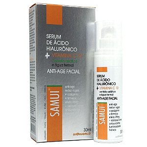 Serum Anti-Age Facial 30ml Samui - Vitamina C - Anti rugas mais colágeno e firmeza da pele