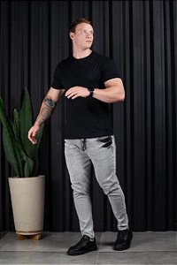 Calça Jeans Skinny Masculina Cinza
