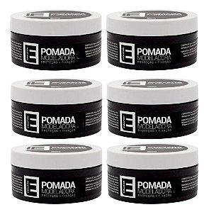 6 Unidades de Pomada Modeladora Evolution Efeito Brilho 150g (Atacado)