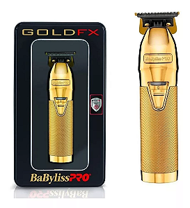 Máquina de Acabamento Babyliss SKELETON Gold FX Dourada