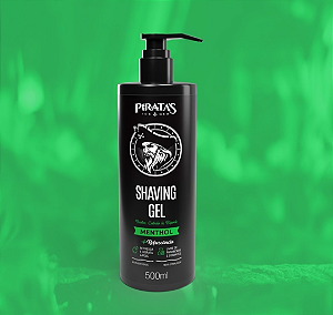 Shaving em Gel Mentol 500g - Pirata's For Men