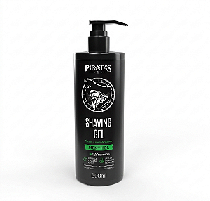 Shaving em Gel Mentol 500g - Pirata's For Men