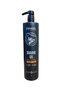 Shaving em Gel Tradicional 1kg - Pirata's For Men