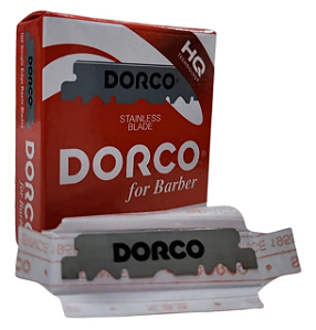 Lâmina de Barbear Dorco Red Cortada Caixinha C/ 100 Unid