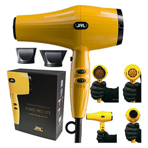 Secador De Cabelo JRL Forte Pro Lite 110V - Amarelo