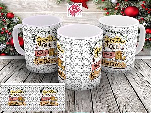 Caneca de Porcelana Branca Natal