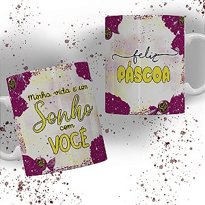 Caneca de Porcelana Chocolate