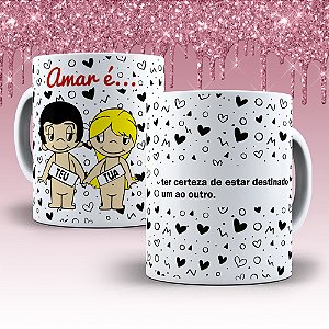 Caneca de Porcelana Dia dos Namorados