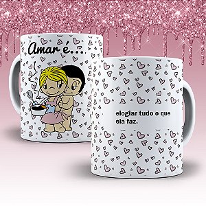 Caneca de Porcelana Dia dos Namorados
