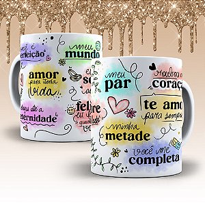 Caneca de Porcelana Dia dos Namorados