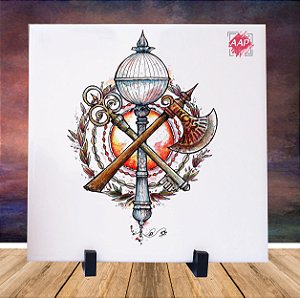 Azulejo Orixá Ayrá