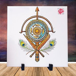 Azulejo Orixá Logun Edé