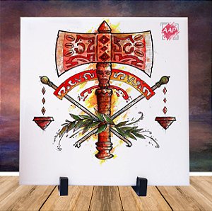 Azulejo Orixá Xangô